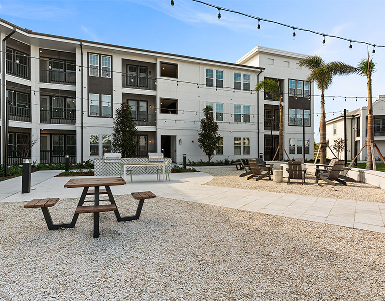 Amenities grill area